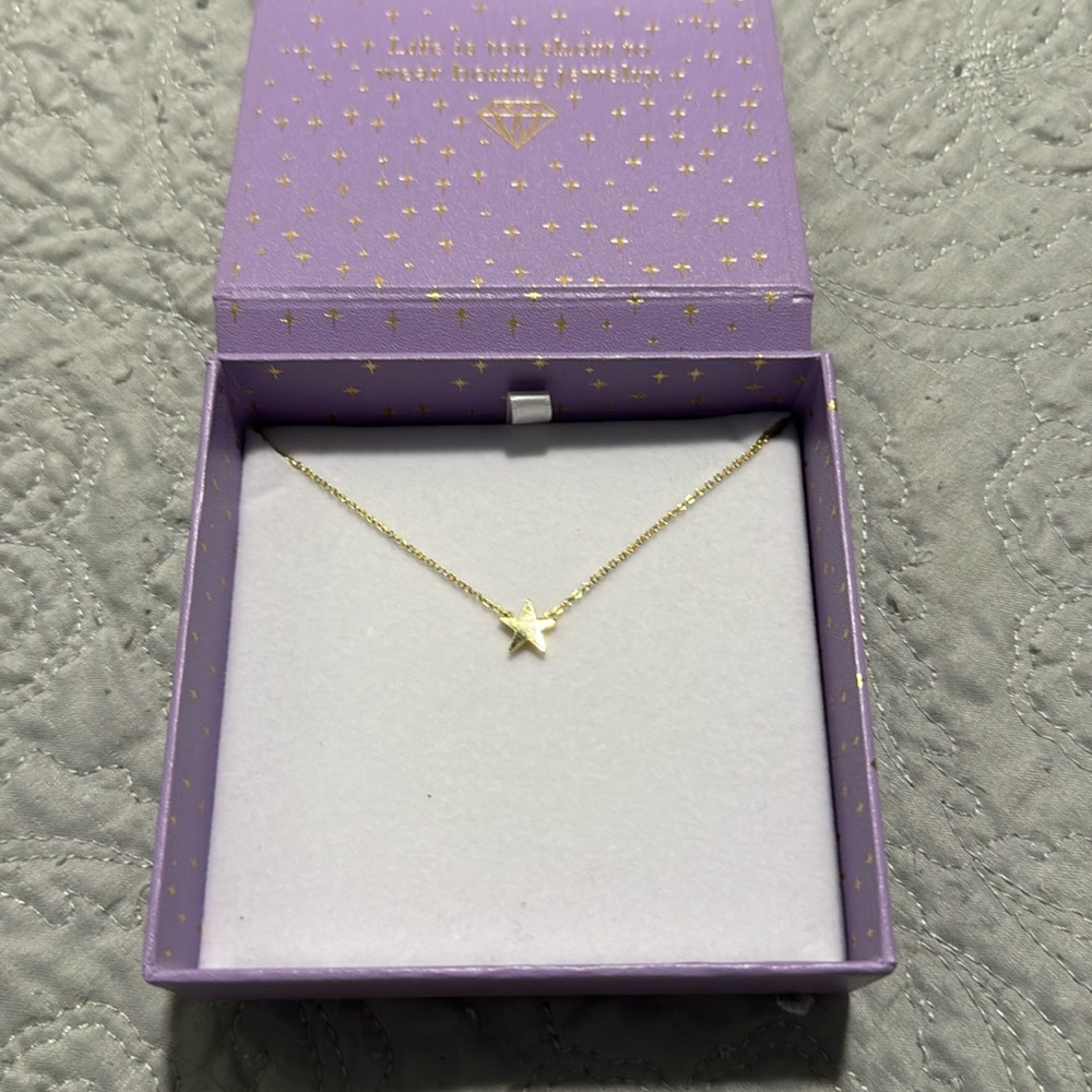 Melinda Maria Small Star Necklace